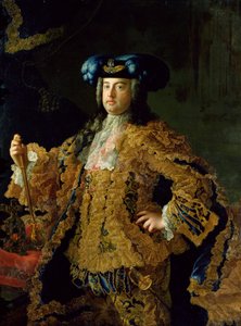 Francisco I (1708-65) Sacro Imperador Romano e Marido da Imperatriz Maria Teresa da Áustria (1717-80), de Martin II Mytens or Meytens