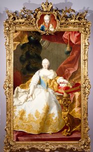 Retrato de Maria Teresa (Viena de Martin II Mytens or Meytens
