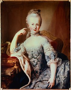 Retrato de Maria Antonieta (1755-1793) Futura Rainha de França Pintura de Martin van Meytens (1695-1770) Por volta de 1767. Vienne, Chateau de Schoenbrun (Schonnbrun)