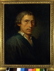 Retrato de Giuseppe Parini (1729-1799) Pintor e escritor italiano Martin Knoller (1725-1804) 1760-1770 circa. Milão