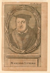 Retrato de Martinho Lutero (1483-1546) de Martin Luther