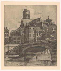 Vista do Saint-Gervais em Paris