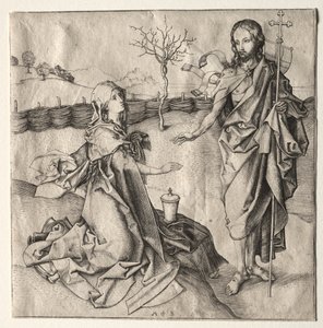 Cristo Aparecendo à Madalena de Martin Schongauer
