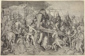 Cristo carregando a cruz de Martin Schongauer