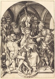 Cristo coroado de espinhos de Martin Schongauer