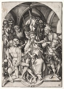 Cristo coroado de espinhos de Martin Schongauer