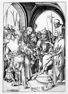 Cristo antes de Anás (gravura) de Martin Schongauer