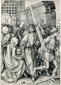 Cristo carregando a cruz, finais do século XV de Martin Schongauer