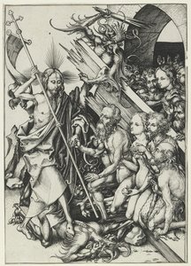 Cristo no limbo de Martin Schongauer