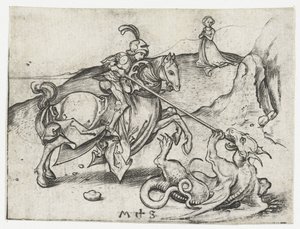 São Jorge e o Dragão de Martin Schongauer