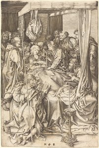 Morte da Virgem de Martin Schongauer