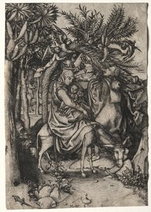 Voo para o Egito. de Martin Schongauer