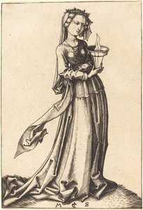 Quarta Virgem Sábia de Martin Schongauer