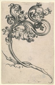 Ornamento de folha de Martin Schongauer