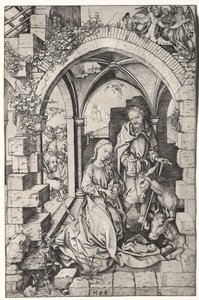 Vida da Virgem: A Natividade de Martin Schongauer