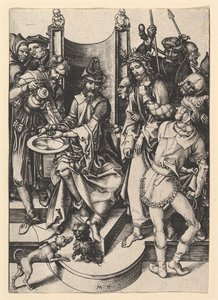 Pilatos lavando as mãos, ca. 1435-1491. de Martin Schongauer