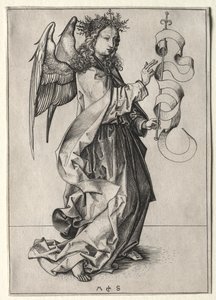 O anjo da Anunciação. de Martin Schongauer