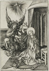 A Anunciação de Martin Schongauer