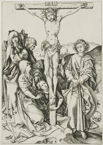 A Crucificação, de A Paixão de Martin Schongauer