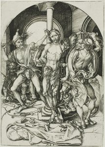 A Flagelação, de A Paixão de Martin Schongauer