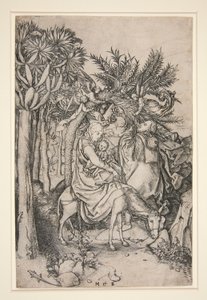 O Voo para o Egipto de Martin Schongauer