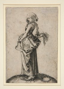 A virgem tola de Martin Schongauer