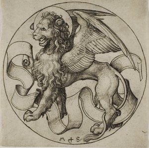 O Leão de São Marcos de Martin Schongauer