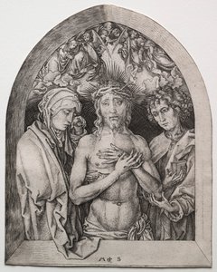 O homem das dores. de Martin Schongauer
