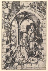 The Nativity, ca. 1435-1491. de Martin Schongauer