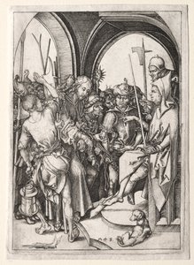 A Paixão: Cristo Antes de Anás de Martin Schongauer