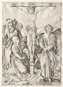 A paixão: Cristo na cruz. de Martin Schongauer