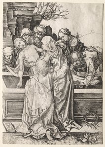 A Paixão: O Enterro. de Martin Schongauer