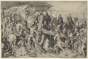 O caminho para o Calvário de Martin Schongauer