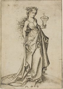 A Segunda Virgem Sábia de Martin Schongauer