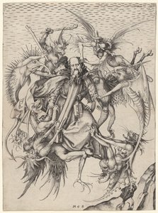As Tribulações de Santo António de Martin Schongauer