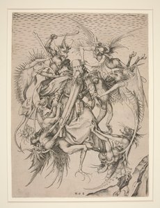 As Tribulações de Santo António de Martin Schongauer