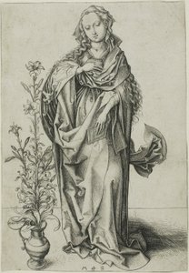 A Virgem da Anunciação de Martin Schongauer