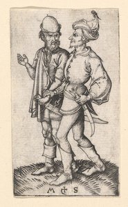 Dois turcos, ca. 1435-1491. de Martin Schongauer
