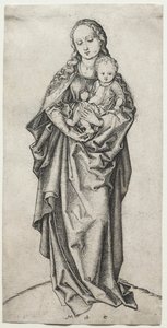 Virgem e o Menino. de Martin Schongauer