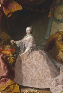 Alemão: Kaiserin Maria Theresia Maria Theresia da Áustria aos 35 anos de idade