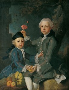 Retrato duplo de Leopold e Vincent Ruard