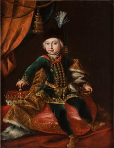 Retrato do Imperador José II 1741-1790 quando criança