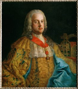 O imperador Francisco I Estêvão, marido da imperatriz Maria Teresa, duque de Lorena, grão-duque da Toscana ... (óleo sobre tela)
