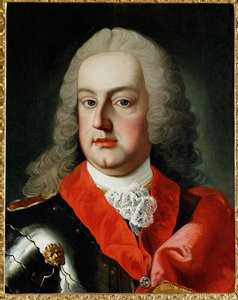 Franz I Stephan, Imperador, Duque de Lorena, Grão-Duque da Toscana, marido da Imperatriz Maria Theresia ... (óleo sobre tela)