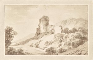 Paisagem com ruína de Martin von Molitor