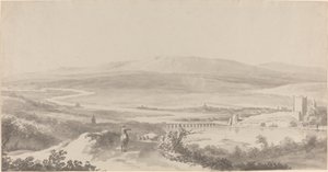 Panorama do Danúbio perto de Grinzing de Martin von Molitor