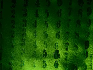 Carimbar os números a verde de Martina Konitzky