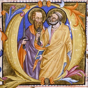 Santos Pedro e Paulo, c.1400 de Martino de Bartolomeo