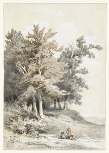 Borda da floresta com números de Martinus Antonius Kuytenbrouwer jr.
