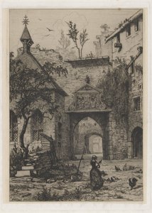 Entrada para Hollenfeltz. Castelo